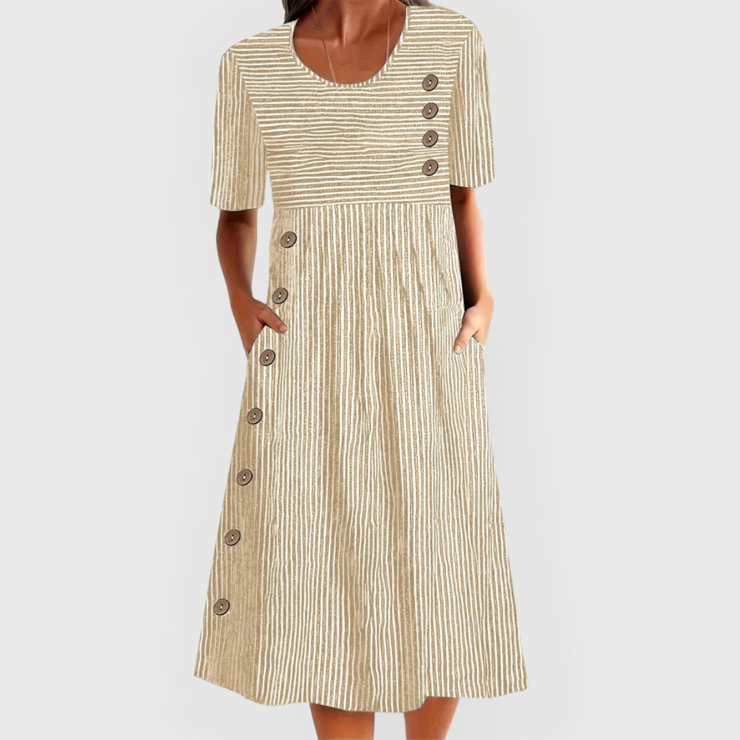 Nikita™ Striped Midi Dress