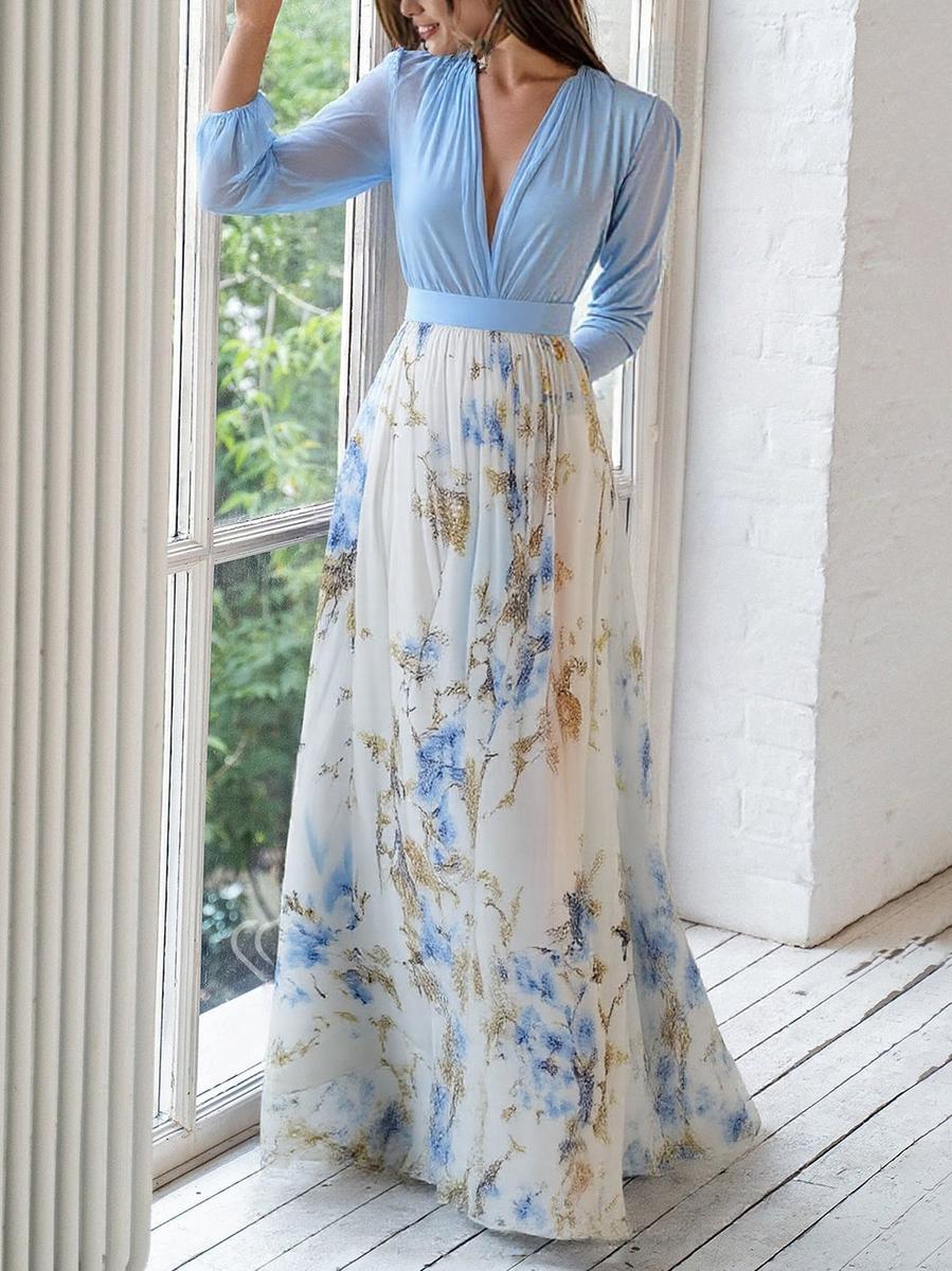Harper™ | Beautiful Maxi Dress with Floral Print
