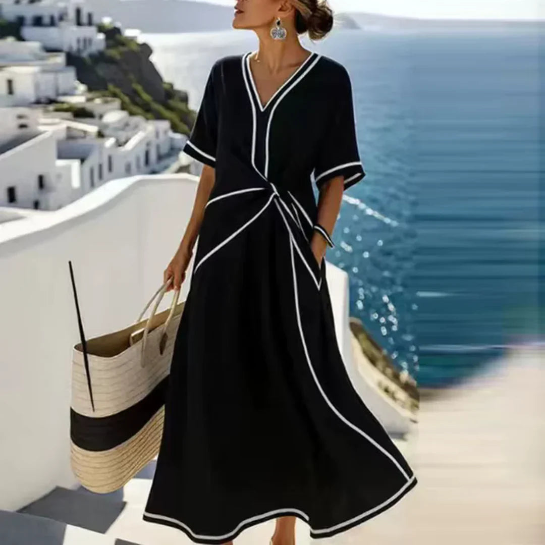 Eva ™ Elegant Flattering Dress