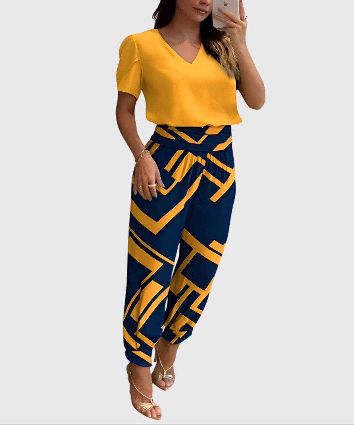 Jennifer™ | Stylish Blouse and Pants Set