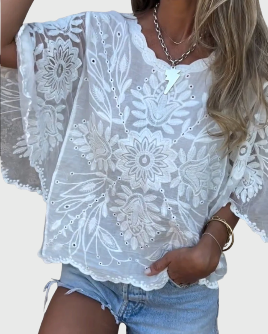 Brittney | Butterfly Sleeve Blouse