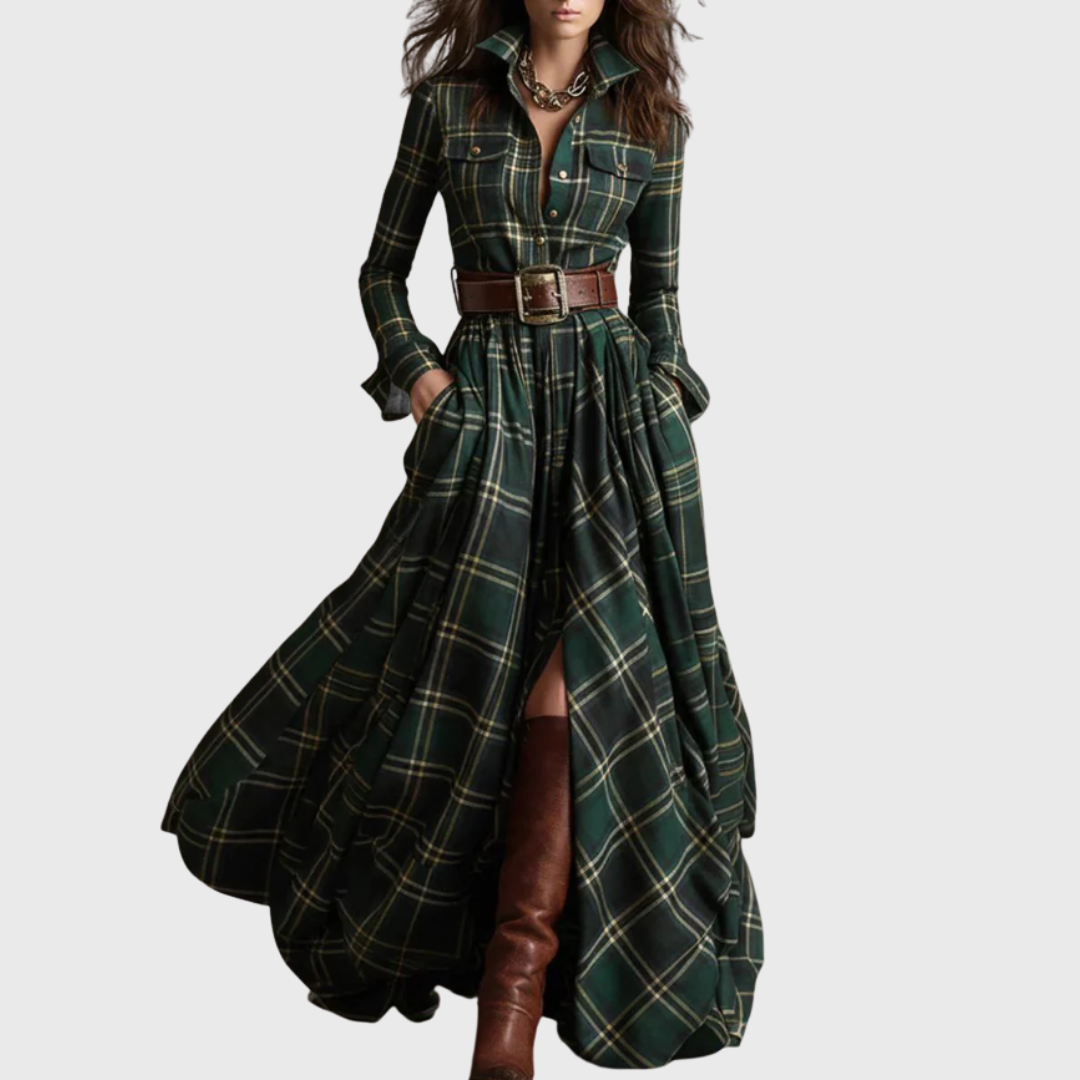 Scarlett | Belted Shirt Dress