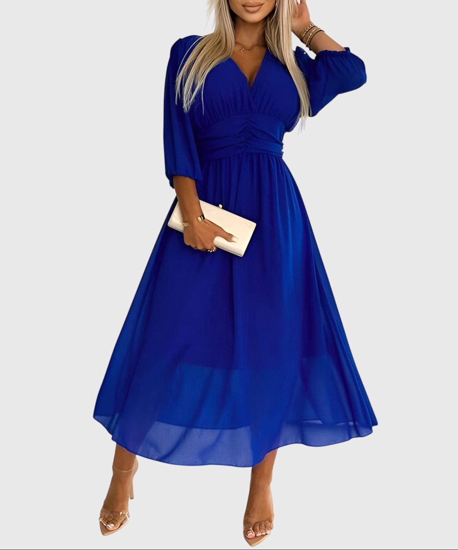 Chloe™ | Lightweight Silky Chiffon Dress