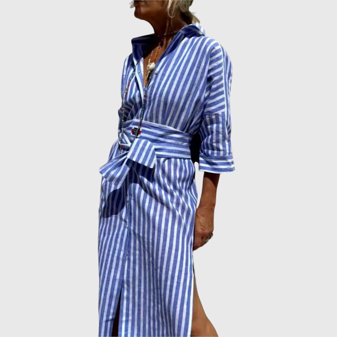 Amber | Classic Striped Dress