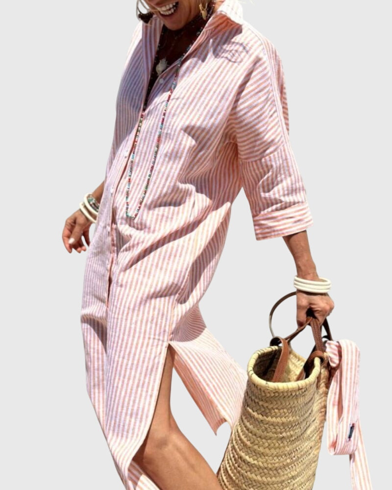Amber | Classic Striped Dress