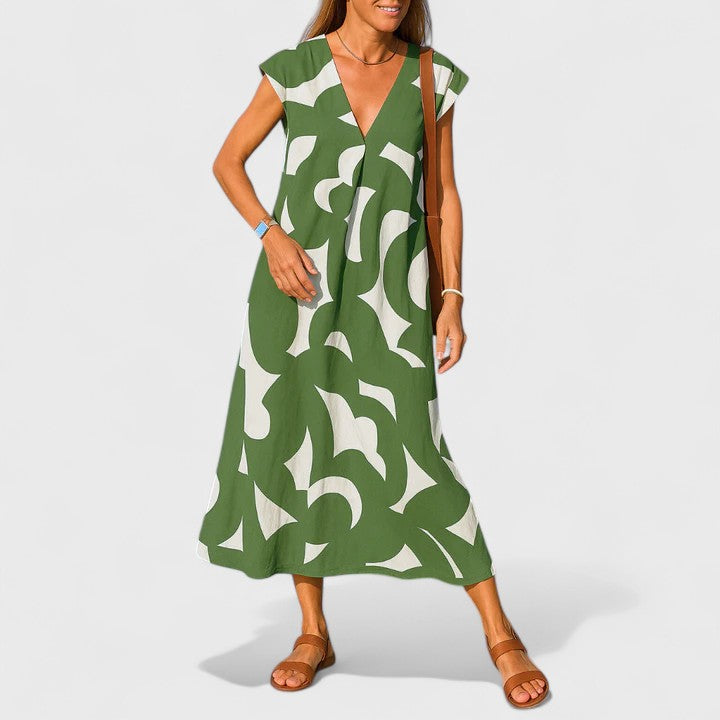 Vesper™ | Flowing V-Neck Dress