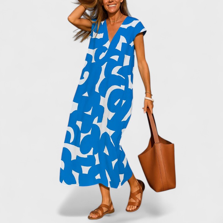 Vesper™ | Flowing V-Neck Dress