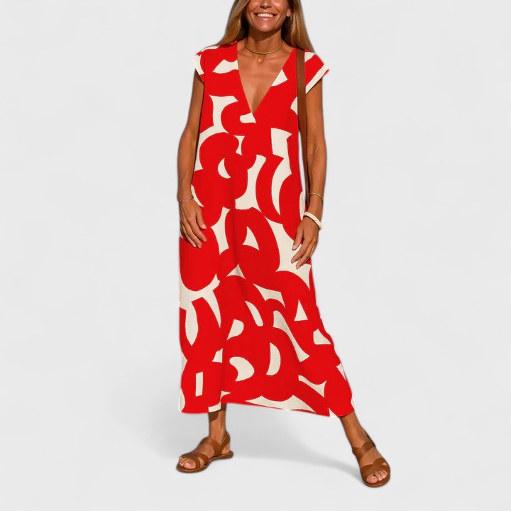 Vesper™ | Flowing V-Neck Dress