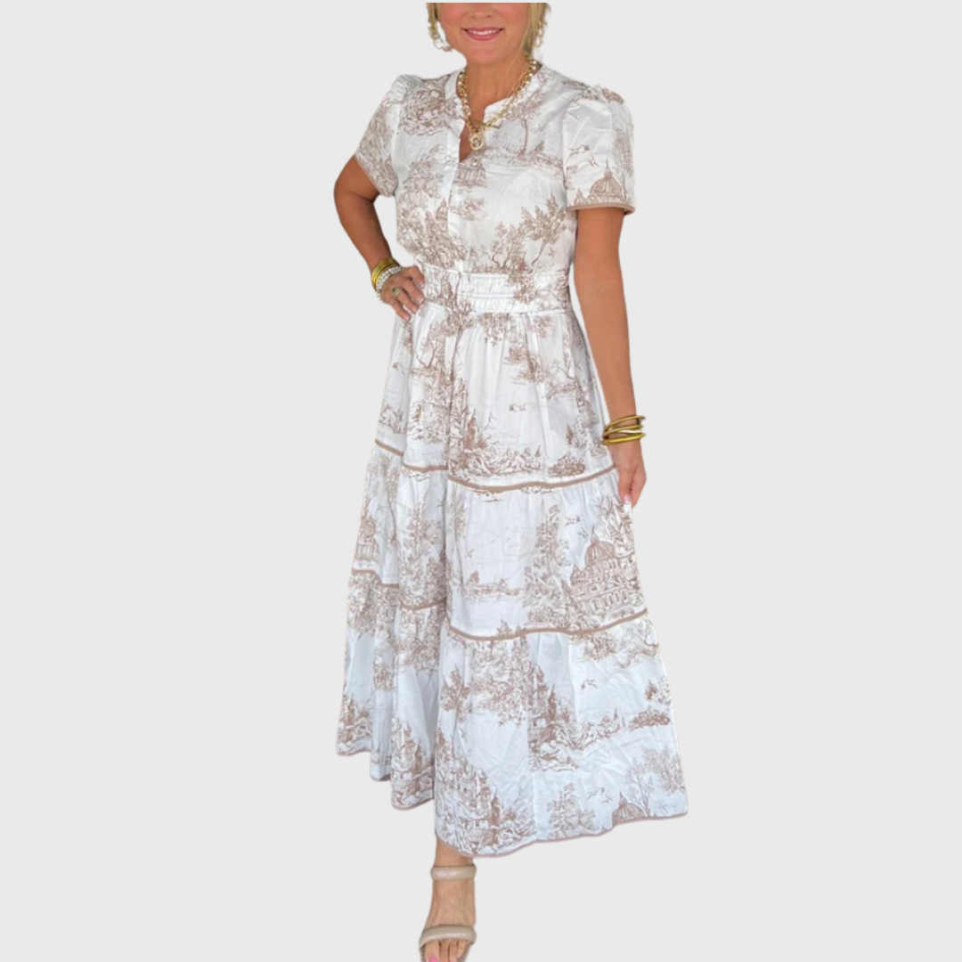 Eliza | Classic Toile Maxi