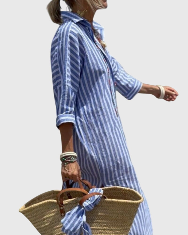 Amber | Classic Striped Dress
