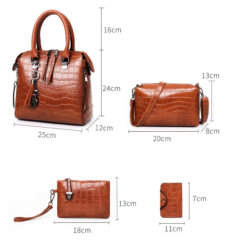 Evelyn - Everyday Elegance 4-Piece Bag Set