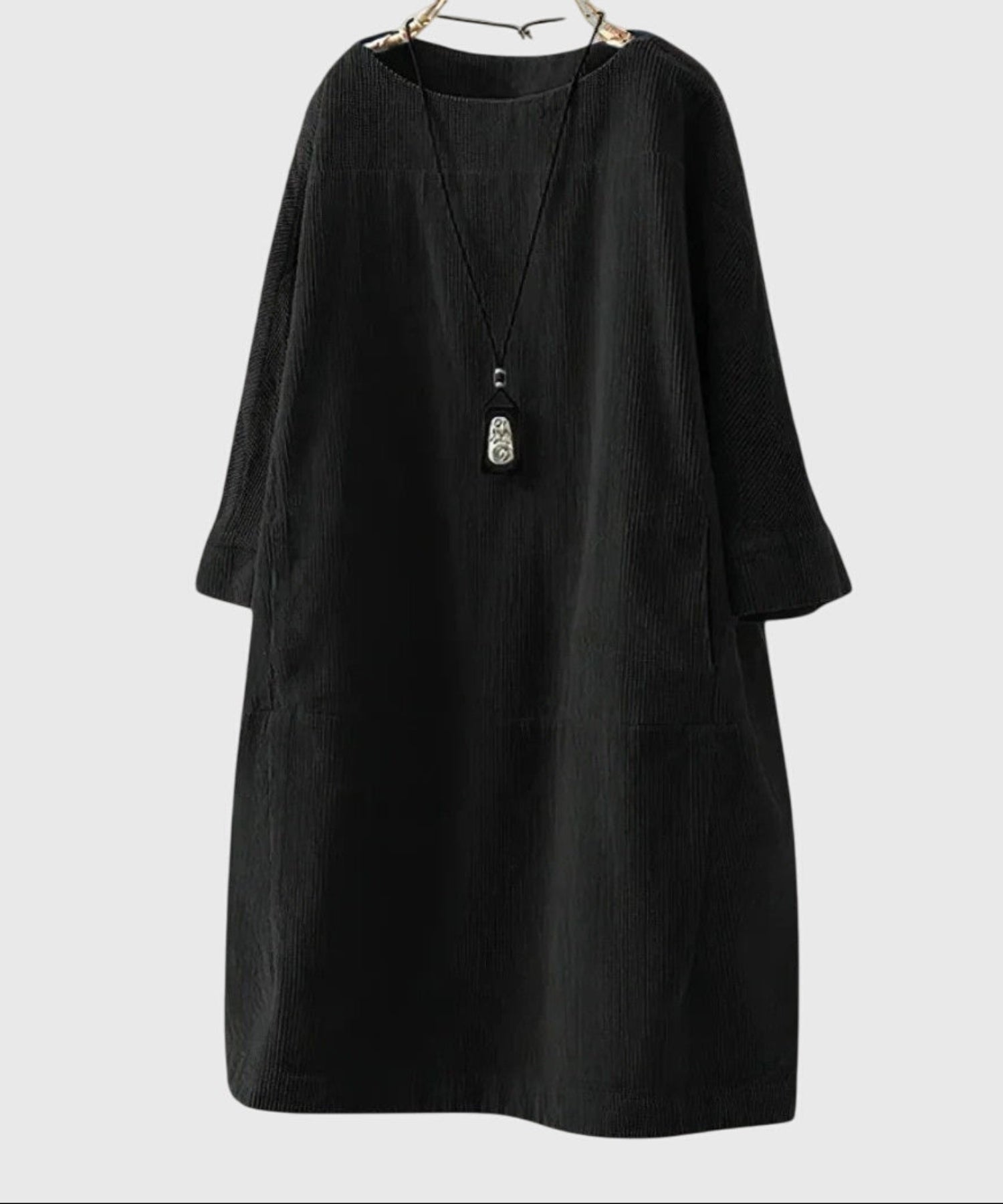 Grace | Relaxed Corduroy Midi Dress