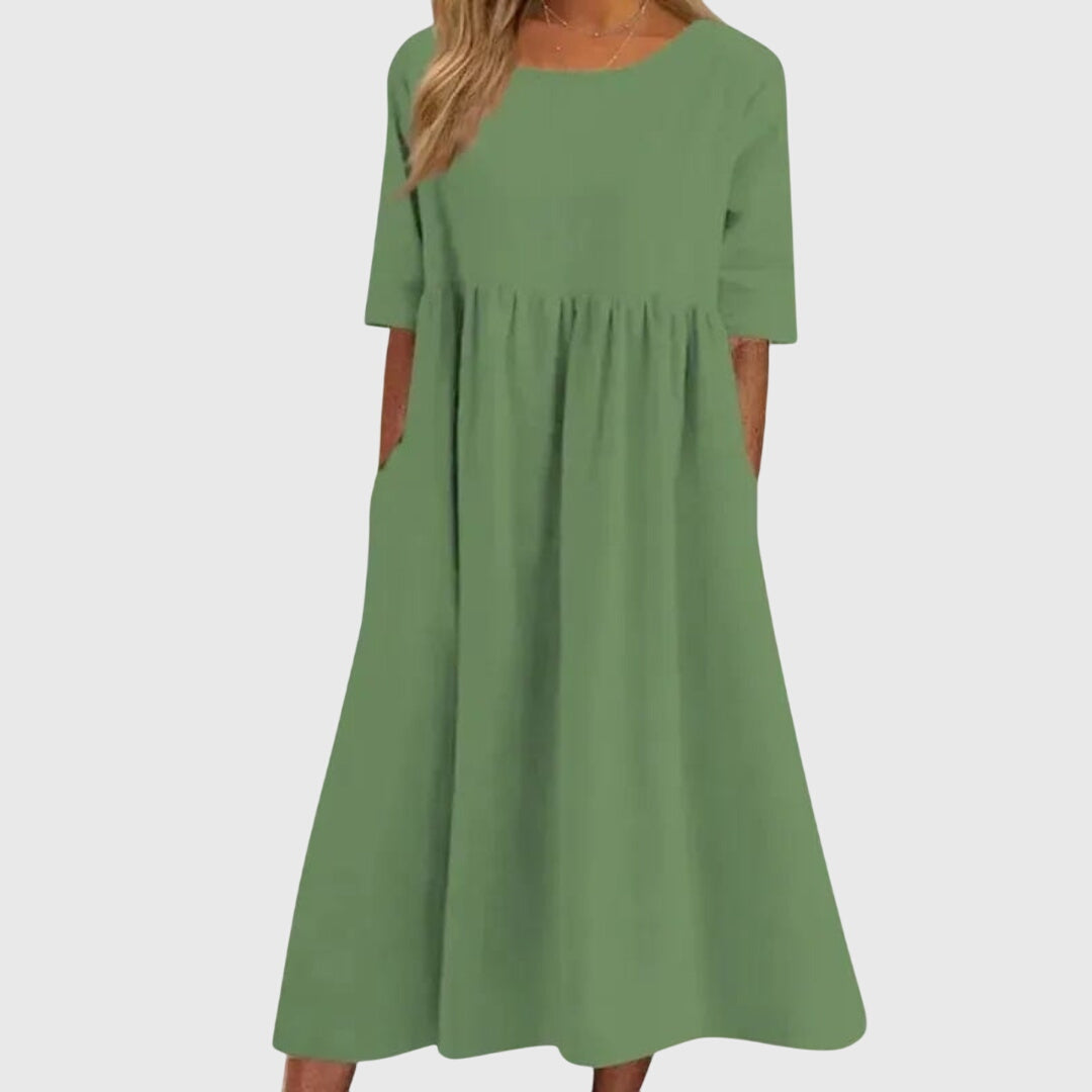 Hailey™ | Elegant Short-Sleeved Dress