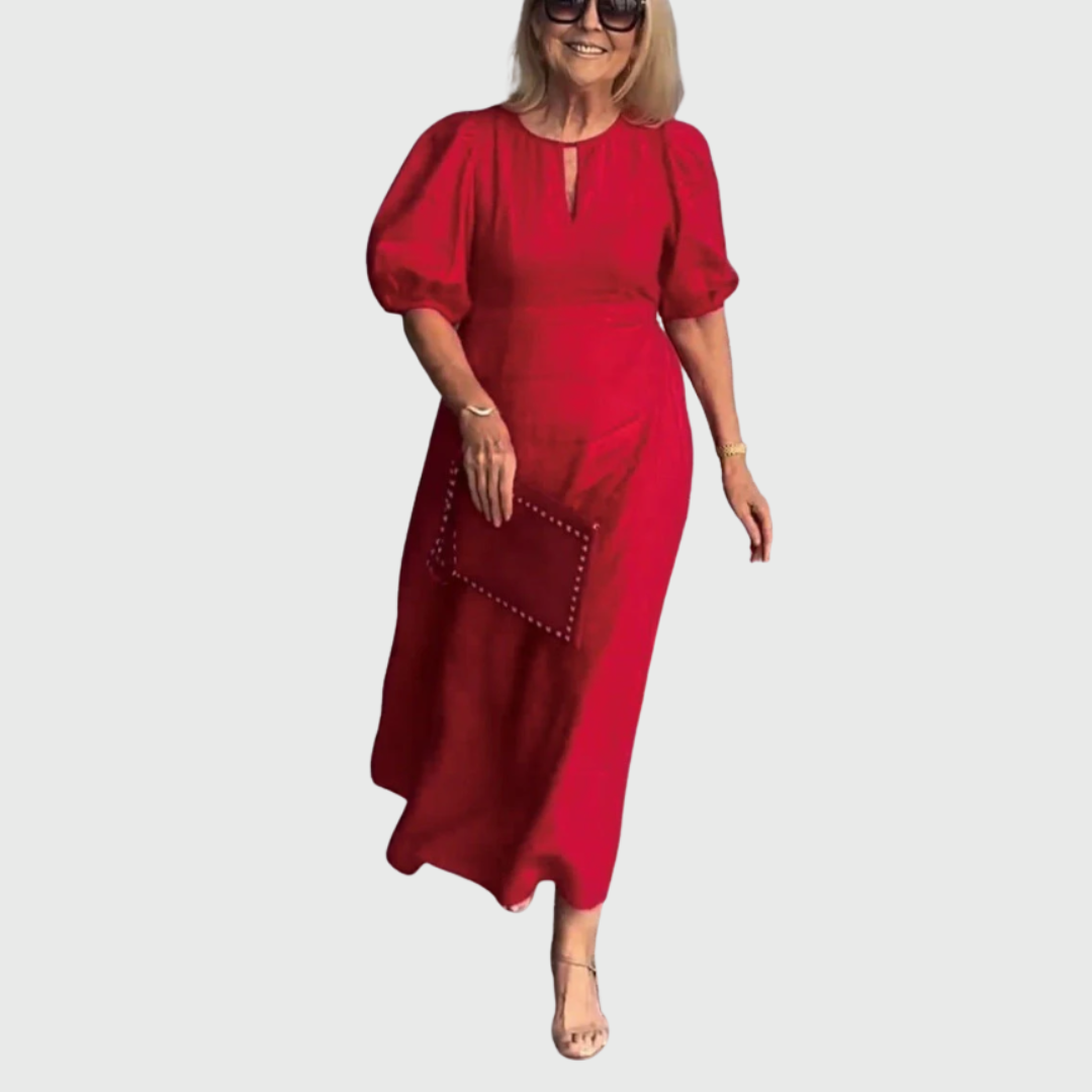 Juliana - Elegant Puff-Sleeve Dress