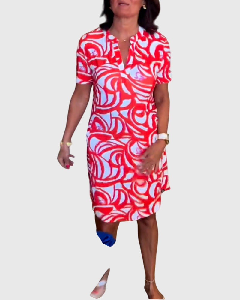 Ellene ™ | Flattering Avenue Walk Dress