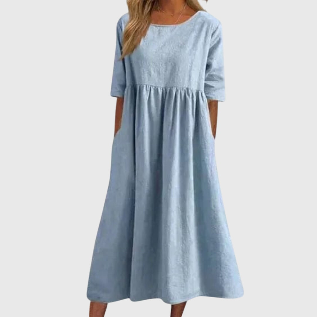 Hailey™ | Elegant Short-Sleeved Dress
