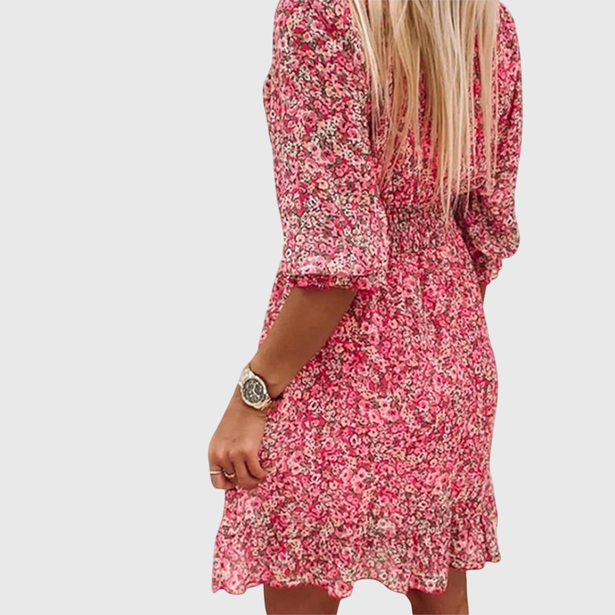 Rosan | Floral Puff Sleeve Dress