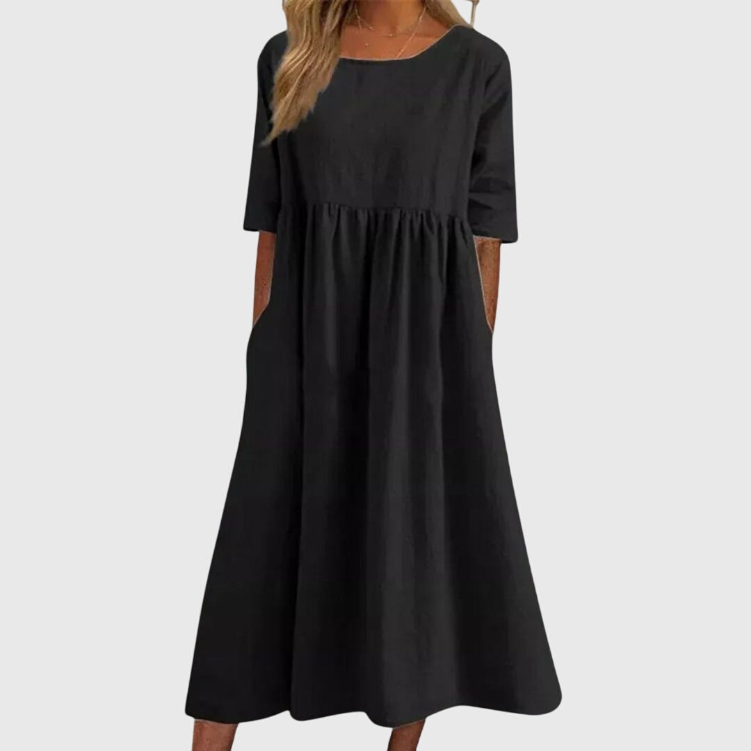 Hailey™ | Elegant Short-Sleeved Dress