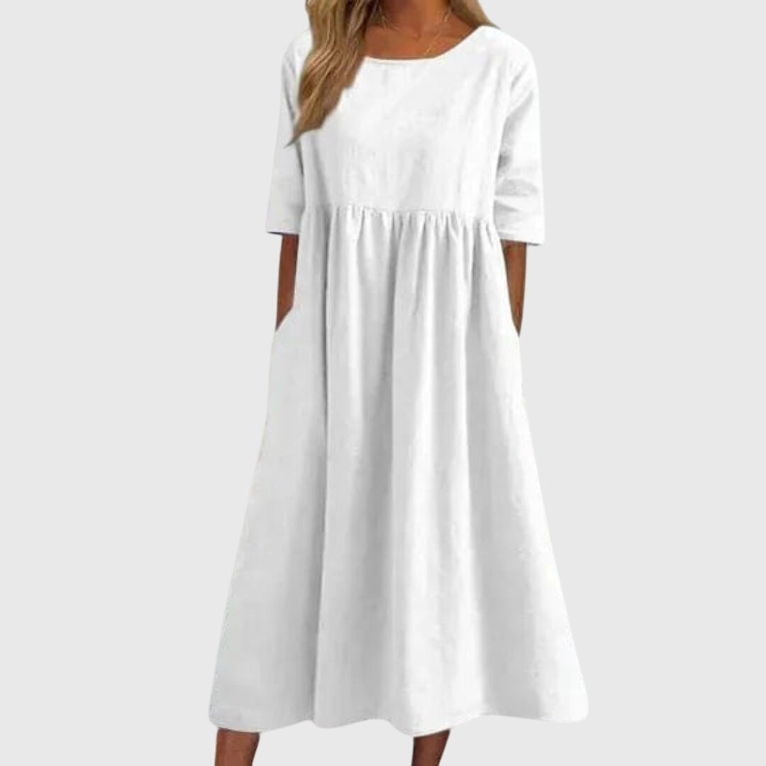 Hailey™ | Elegant Short-Sleeved Dress