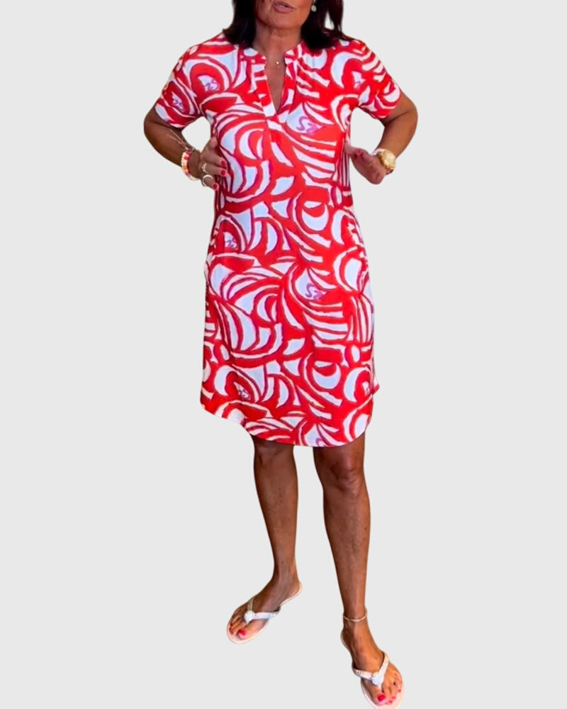 Ellene ™ | Flattering Avenue Walk Dress