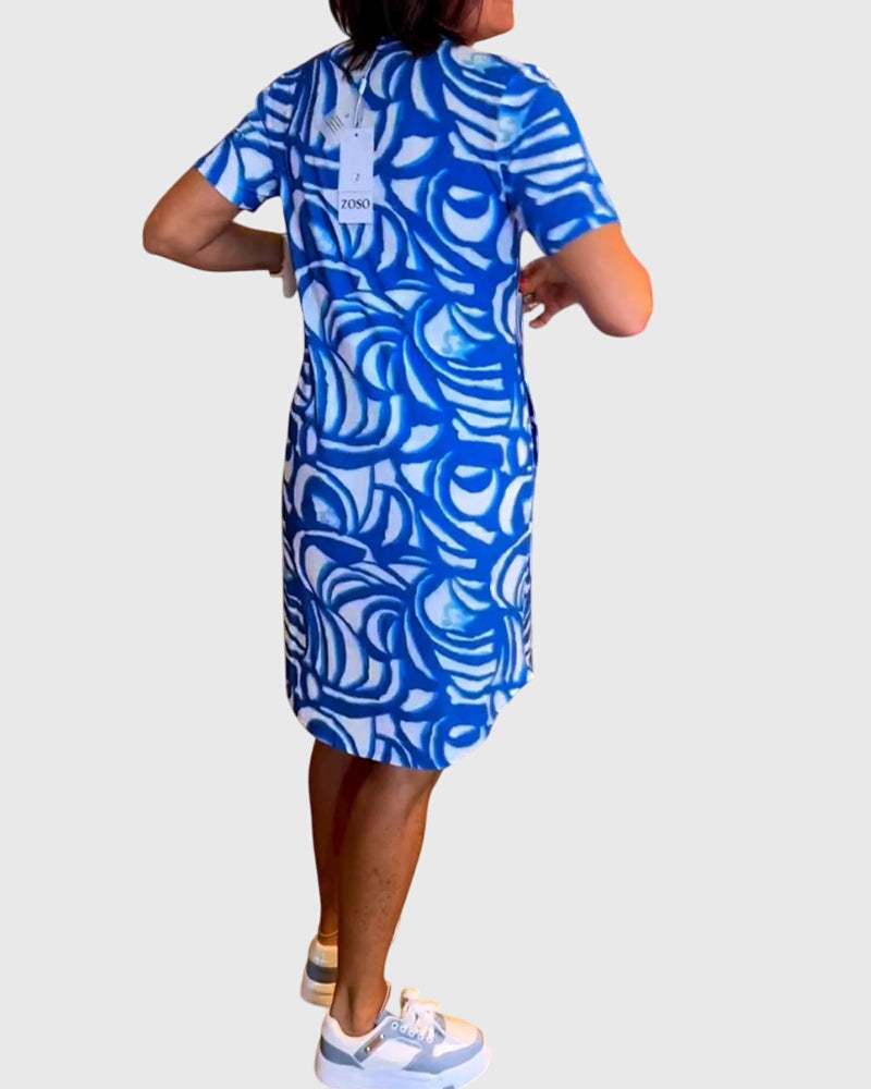 Ellene ™ | Flattering Avenue Walk Dress