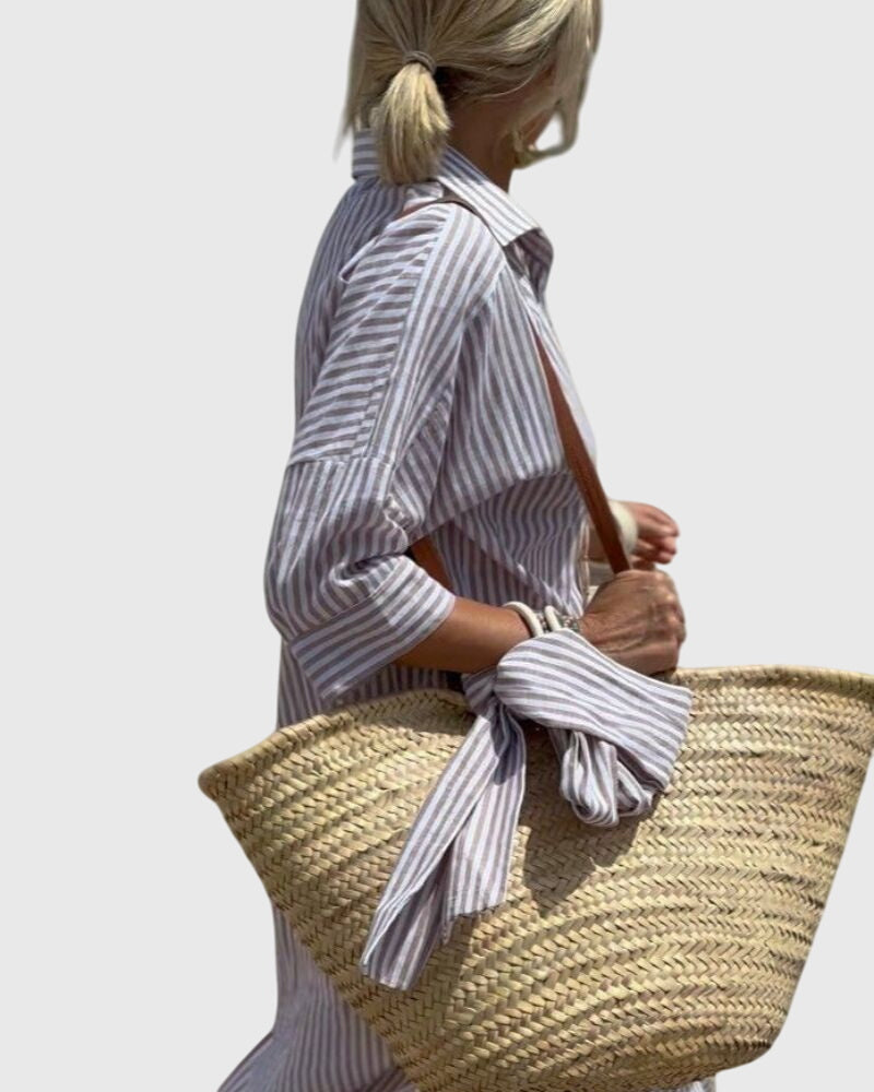 Amber | Classic Striped Dress