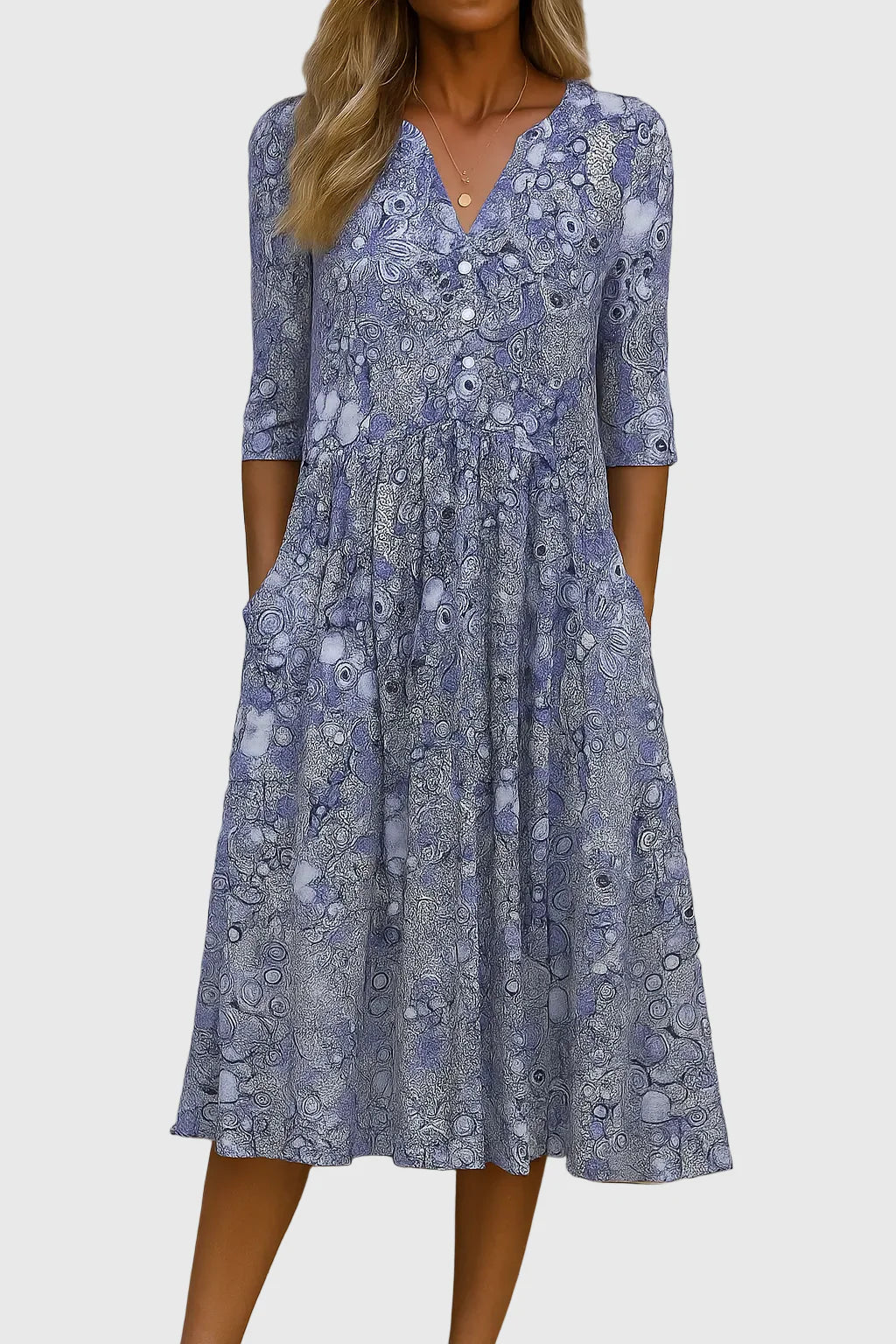 Billie | V-neck midi dress